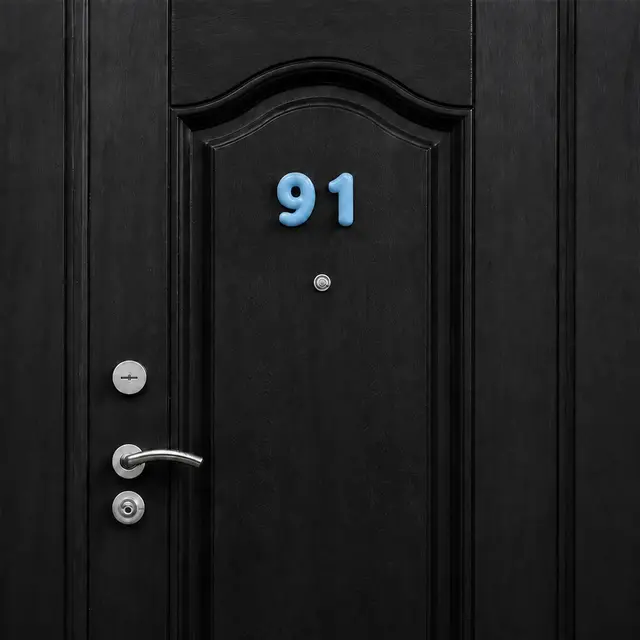 Дверные номера — округлые — вид 4